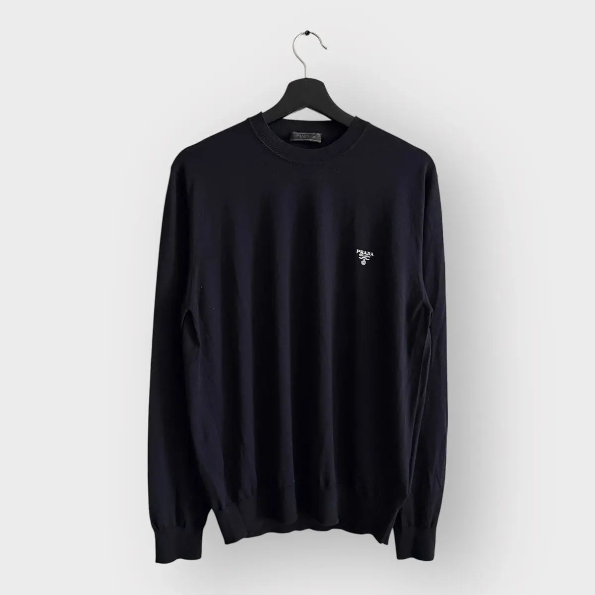 Prada Logo Virgin Wool Sweater