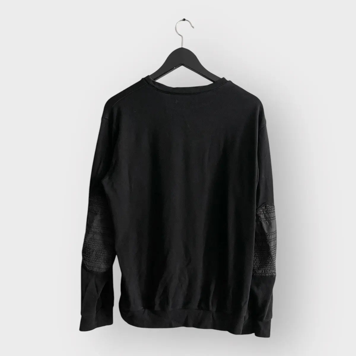 2010s 3.1 Phillip Lim Black Sleeve Patch Sweater