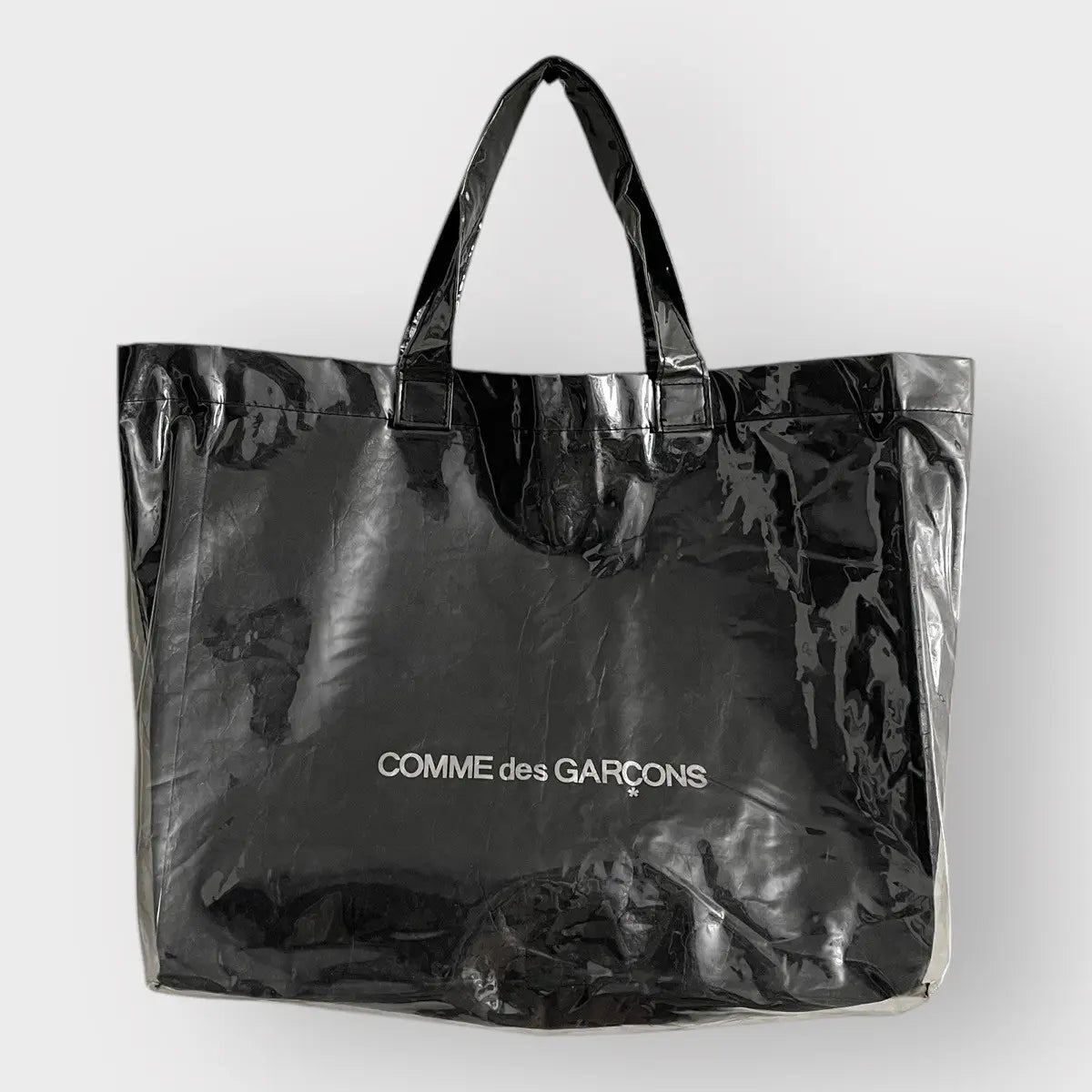 2010s Comme Des Garçons Black Clear Tote Bag