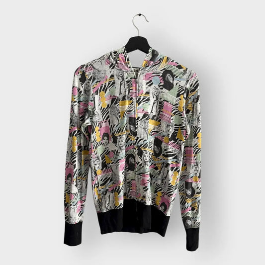 2000s Hysteric Glamour 80s Disco Girl Zip Hoodie