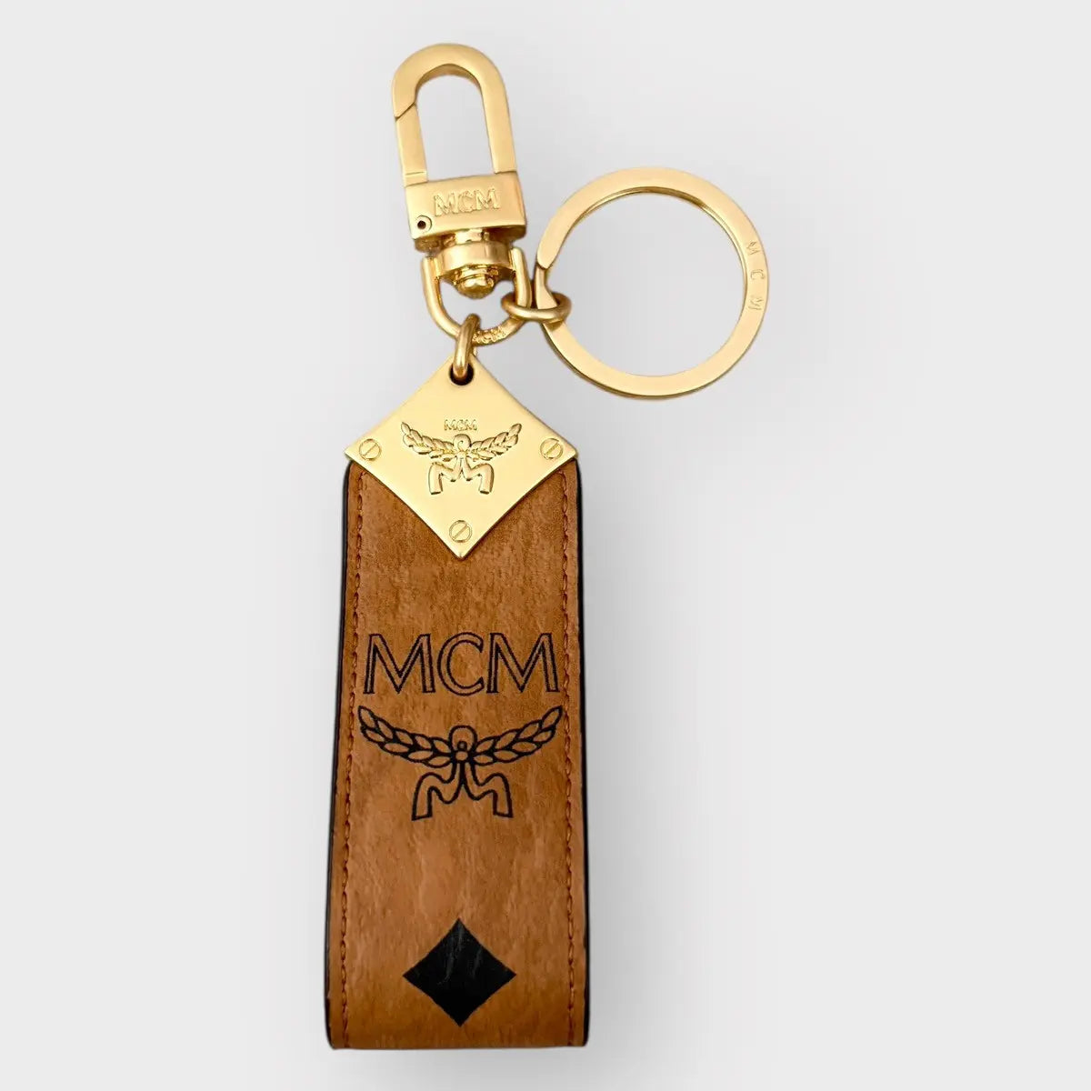 MCM Logo Printed Keyring