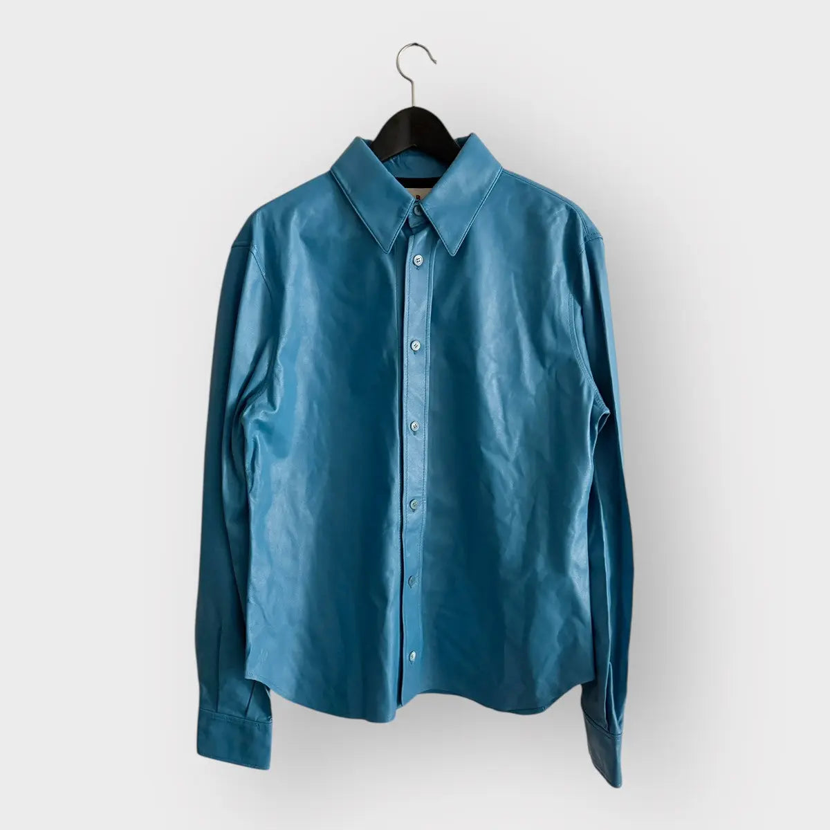 Marni Leather Button Down Shirt