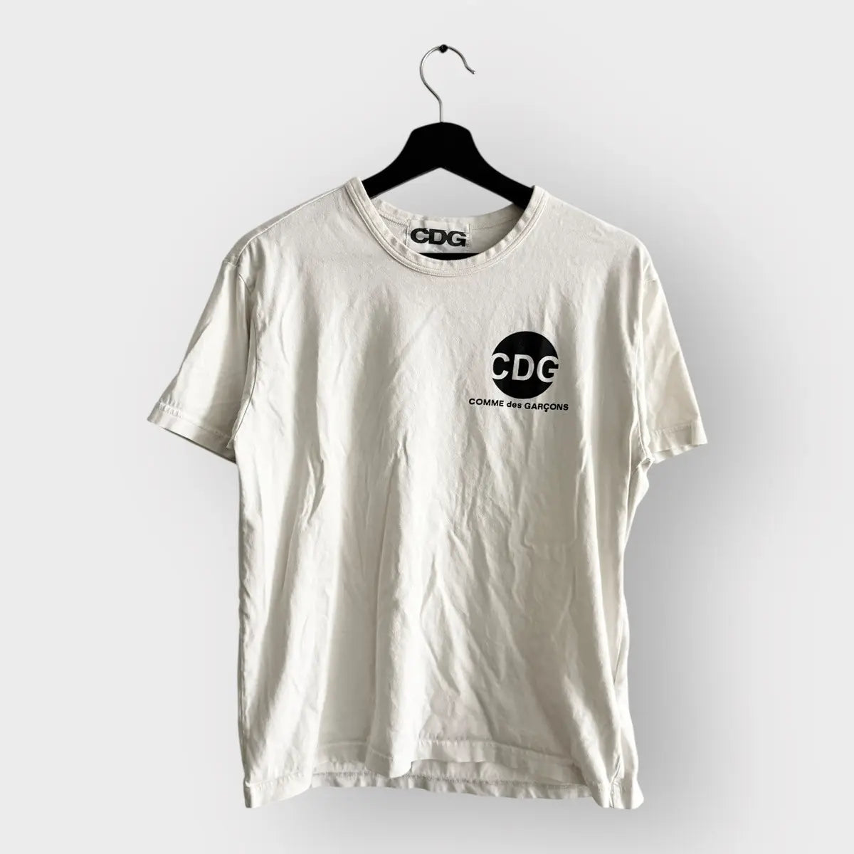 2010s Comme Des Garçons CDG Japanese Flag Logo Tee