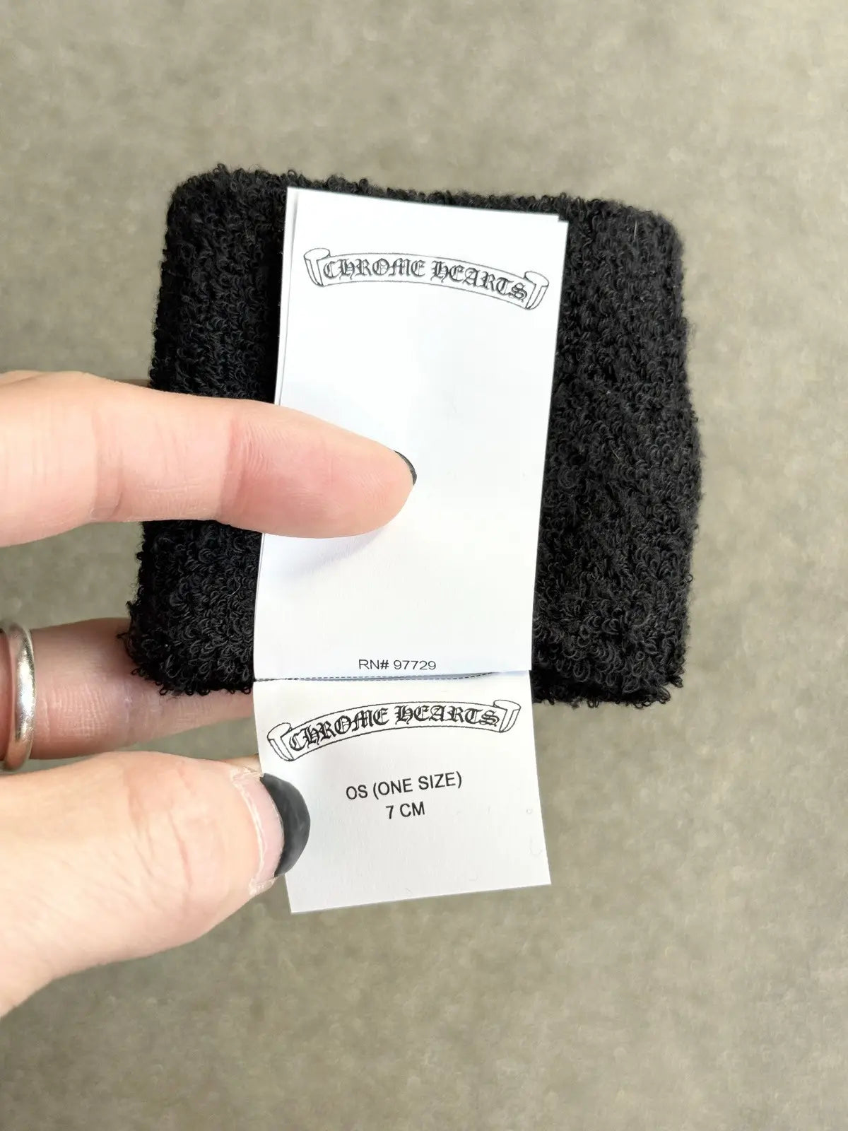 Chrome Hearts Sweatbands Wrist Band Zebra Patch