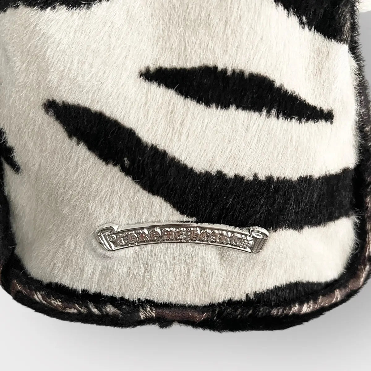 Chrome Hearts Triple Pink Patch Zebra Taka Bag