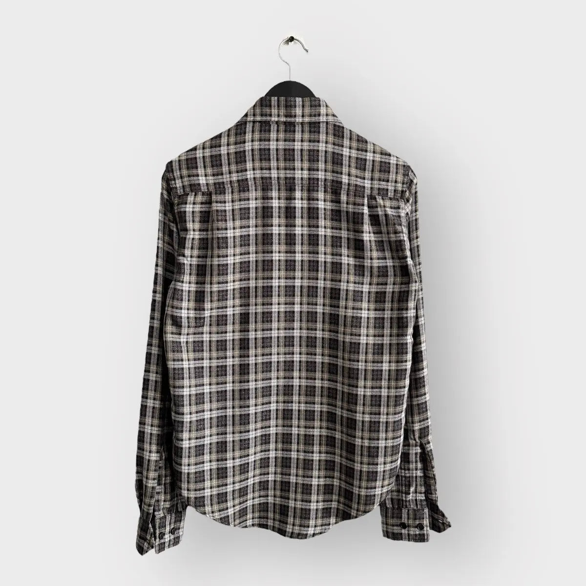 Saint Laurent Hedi Flannel Button Up Shirt