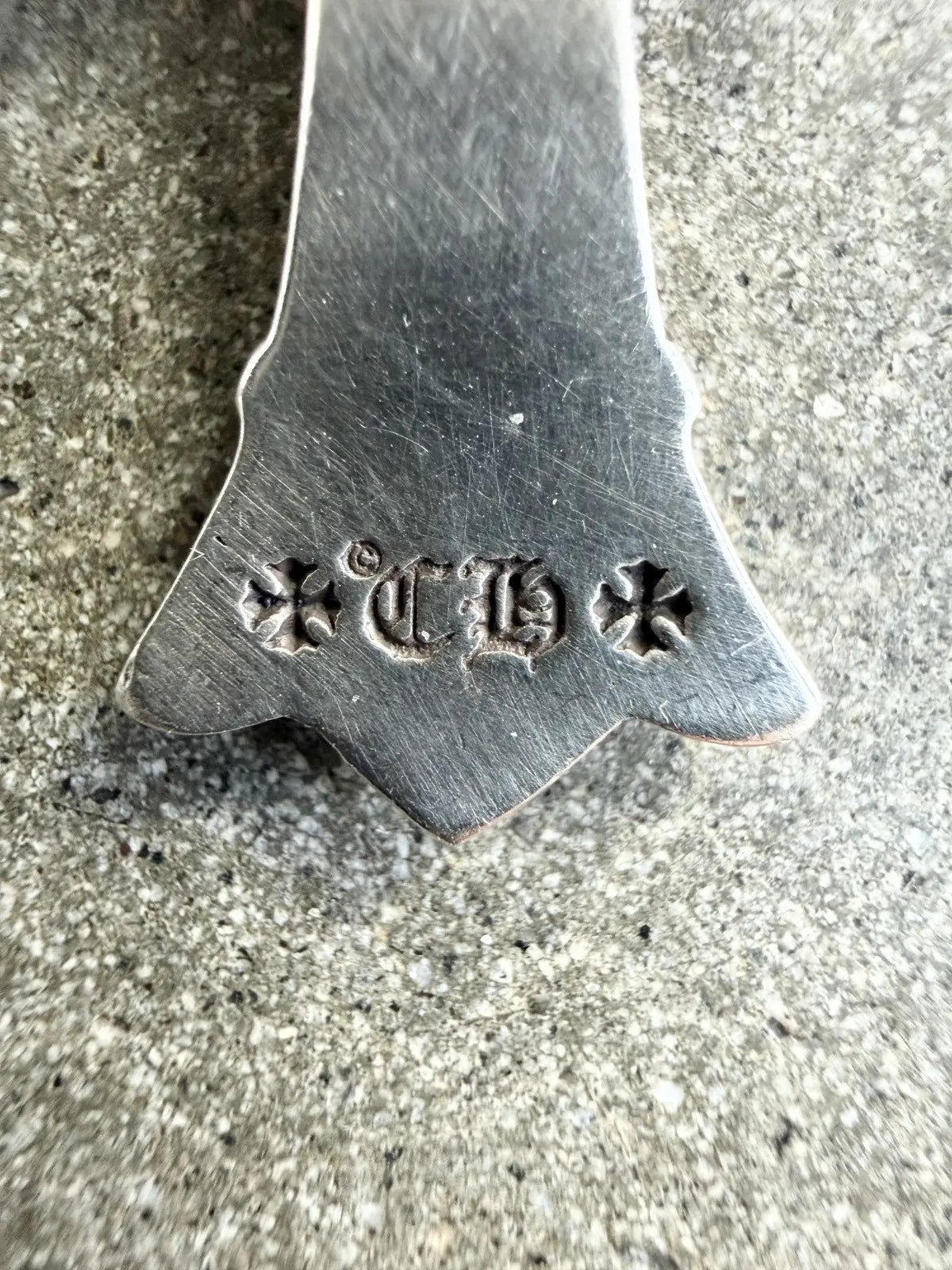 Chrome Hearts Medium Size Double Cross Pendant