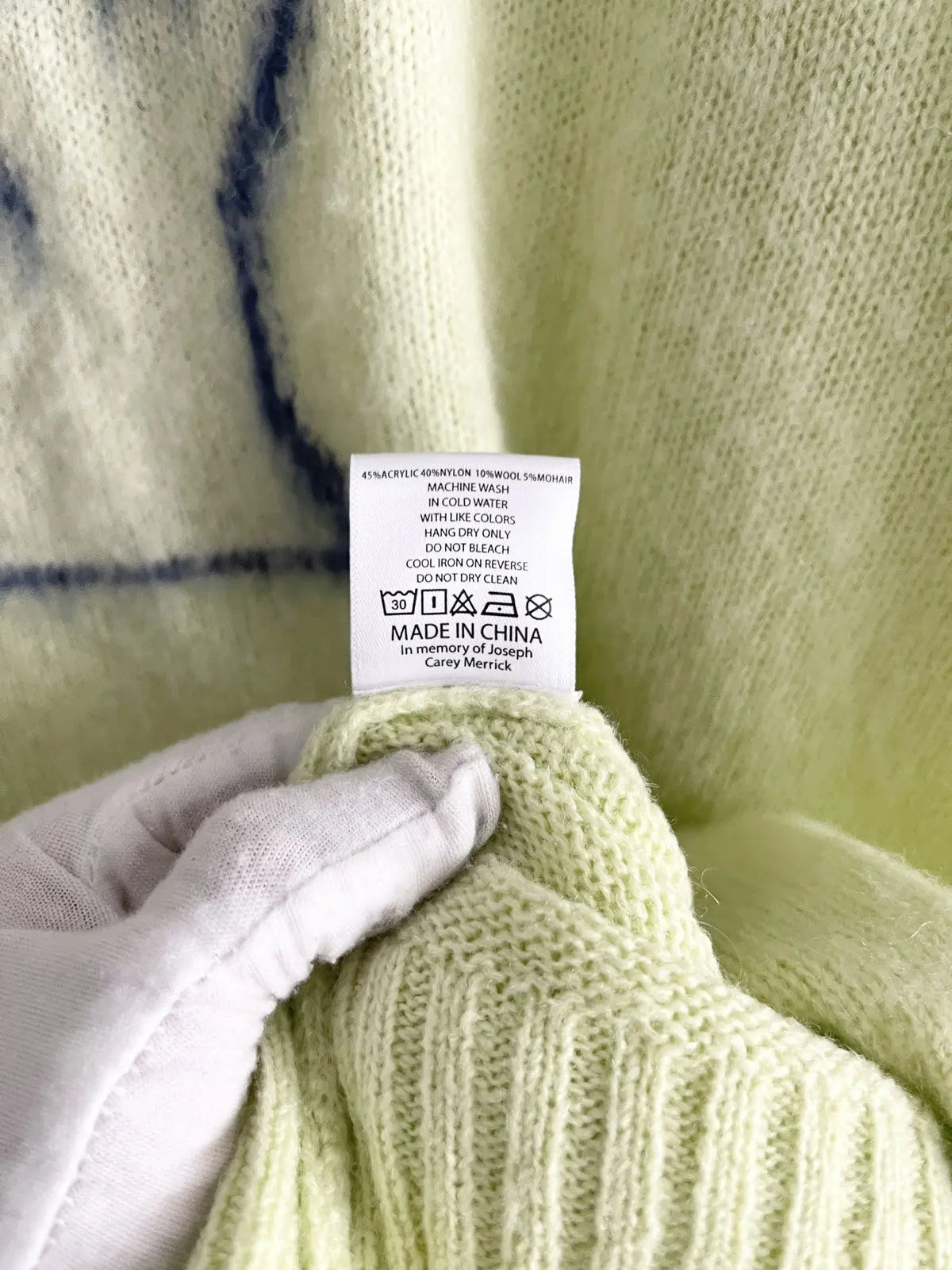 Brain Dead Superfuzz Logohead Pile Sweater