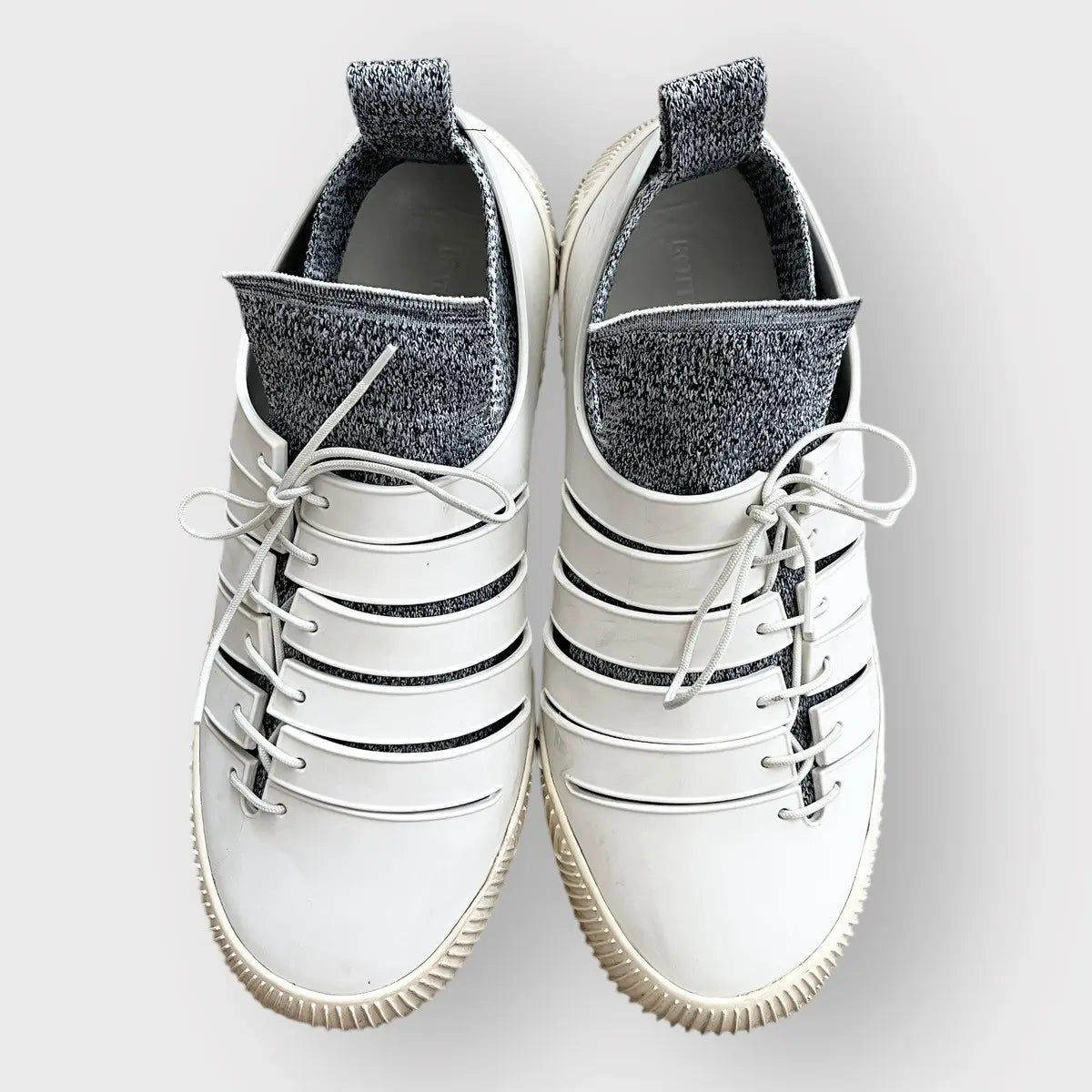 Bottega Veneta Tech Knit Rubber Climber Sneakers