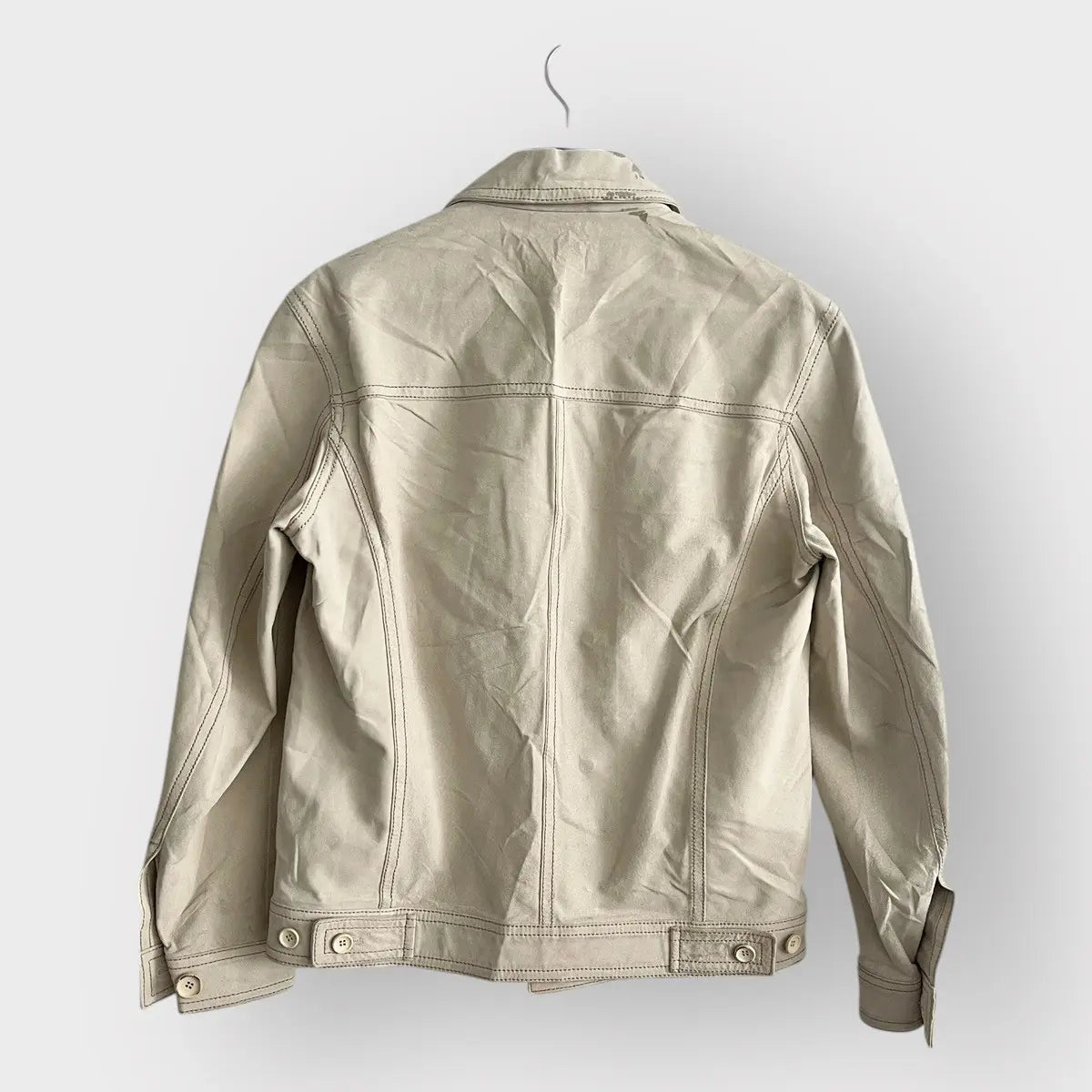 Louis Vuitton Leather Denim Jacket