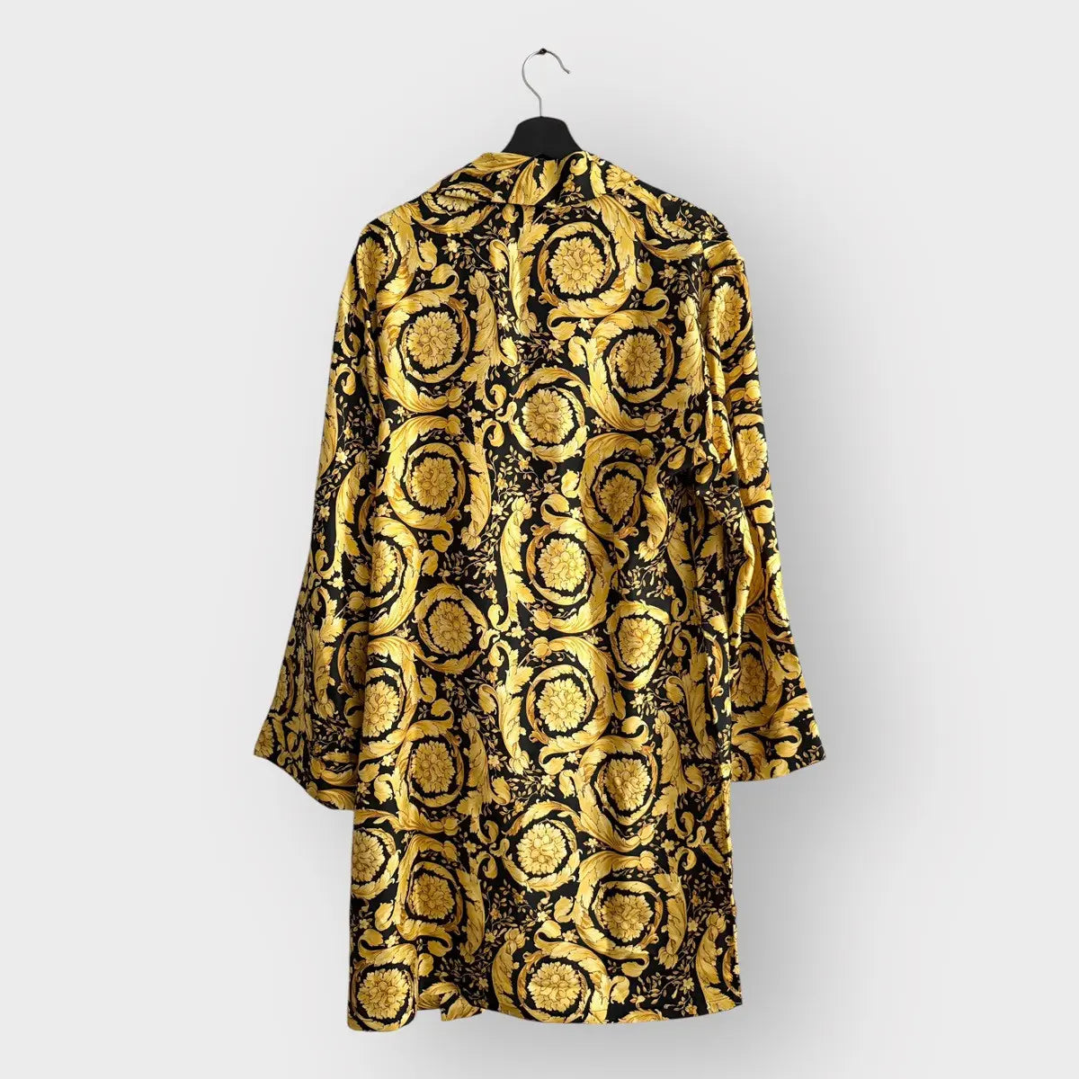 Versace Silk Twill Baroquel Robe
