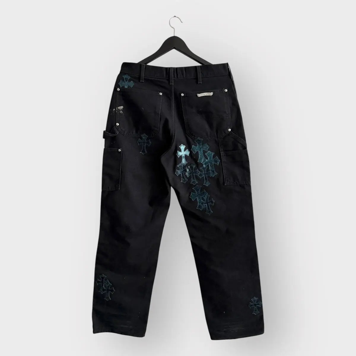 Chrome Hearts St Barth Galaxy Cross Patch Carpenter Pants
