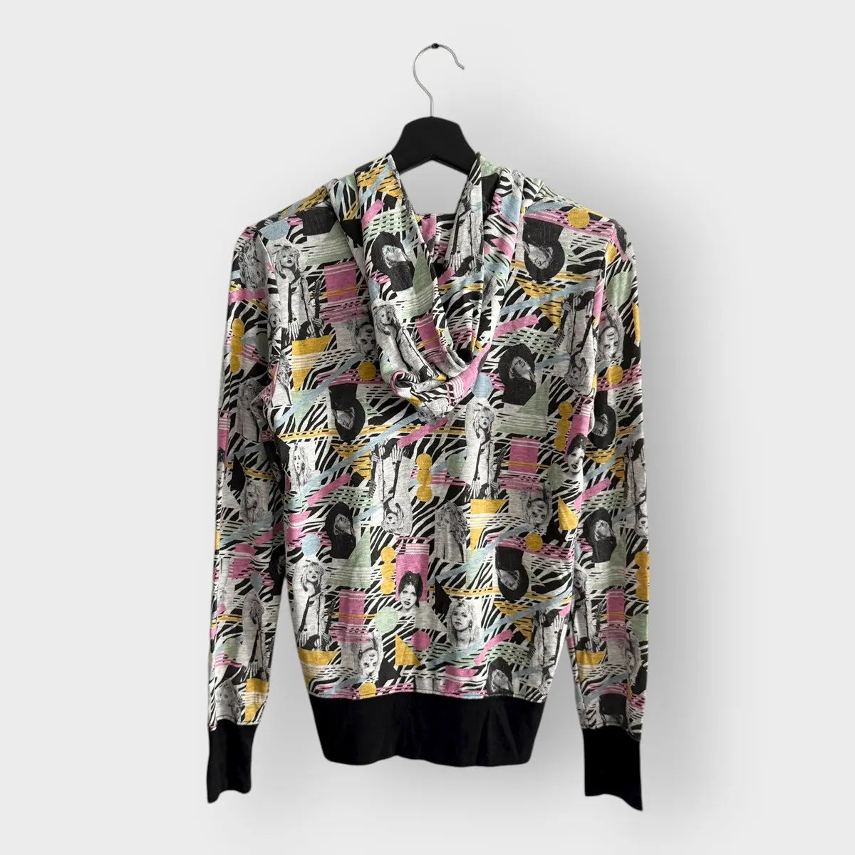 2000s Hysteric Glamour 80s Disco Girl Zip Hoodie