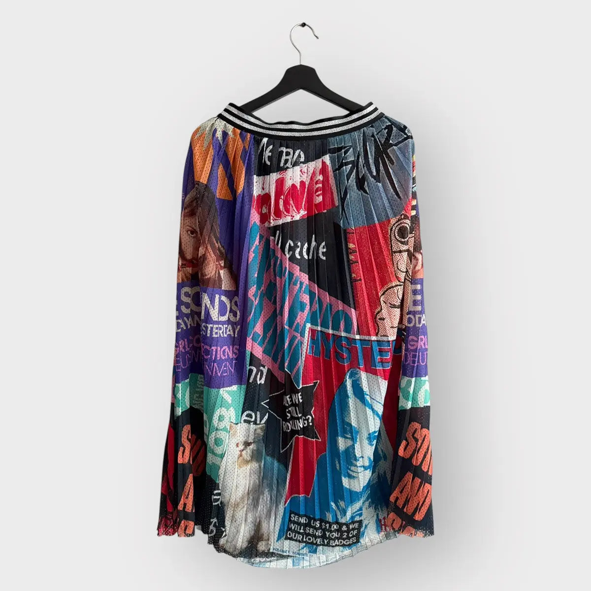 2000s Hysteric Glamour Cute Girl Badges Long Skirt