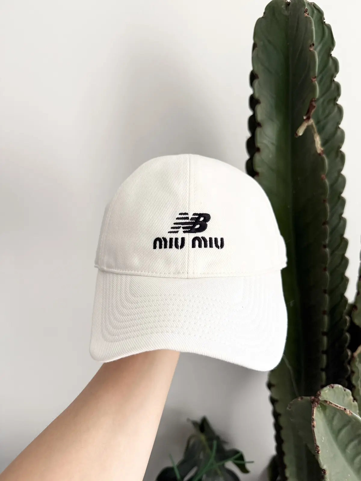 Miu Miu x New Balance Red Cord Tennis Cap Hat