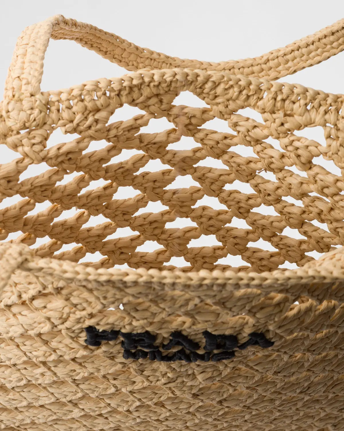 Prada Woven Crochet Tote Bag