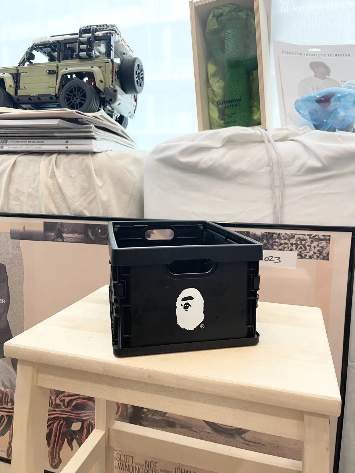 Bape Crate A BATHING APE Storage Container Box Tray