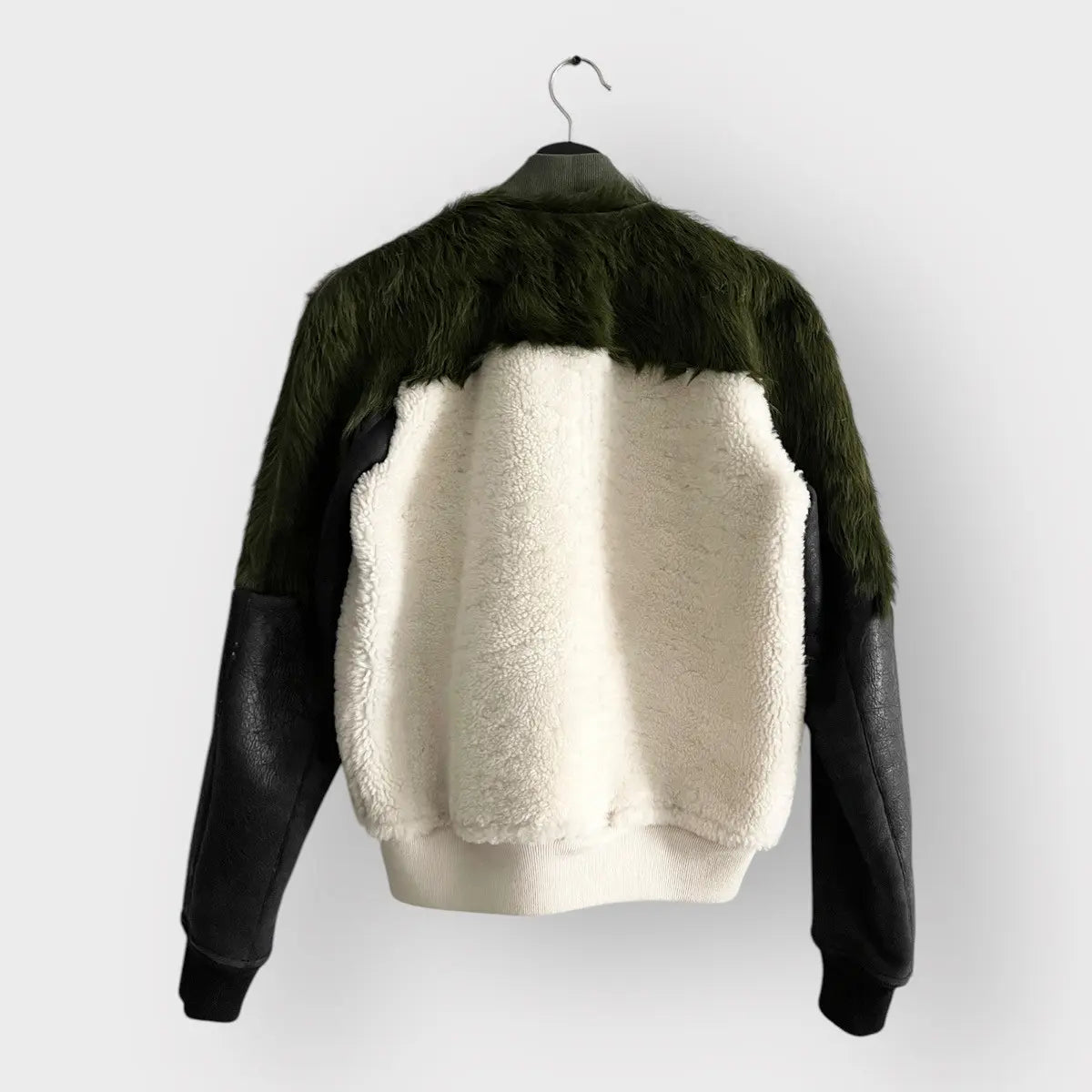 FW21 Rick Owens Gethsemane Fur Leather Jacket