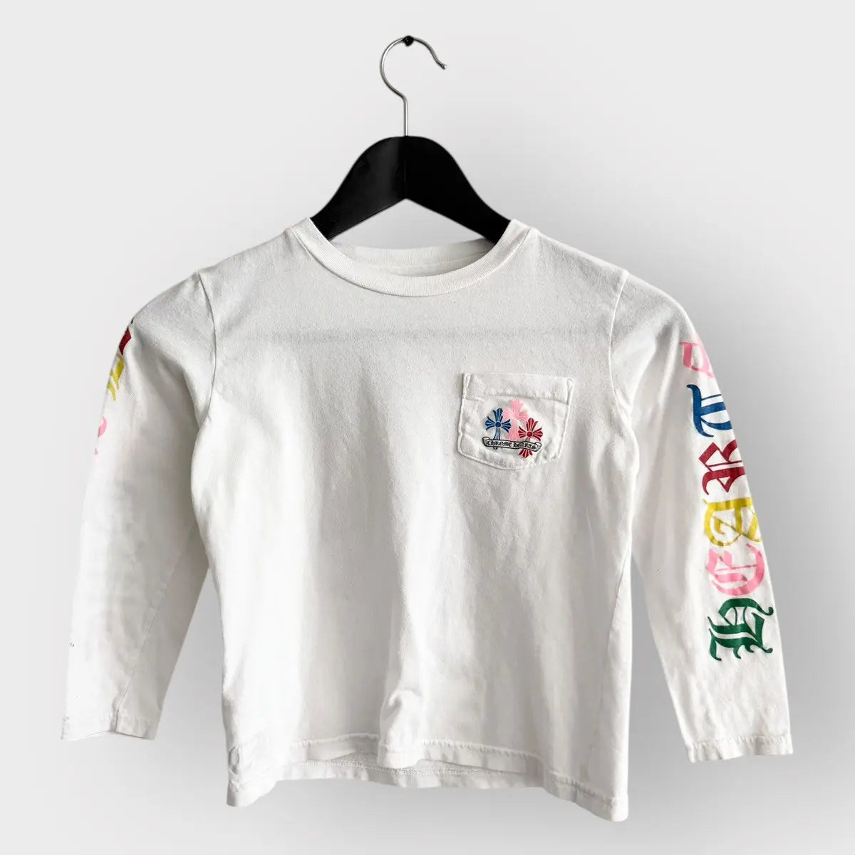Chrome Hearts Multi Color Crosses Kids LS Tee