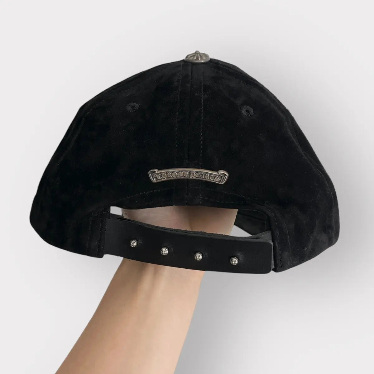 Chrome Hearts Calf Suede Leather Hat