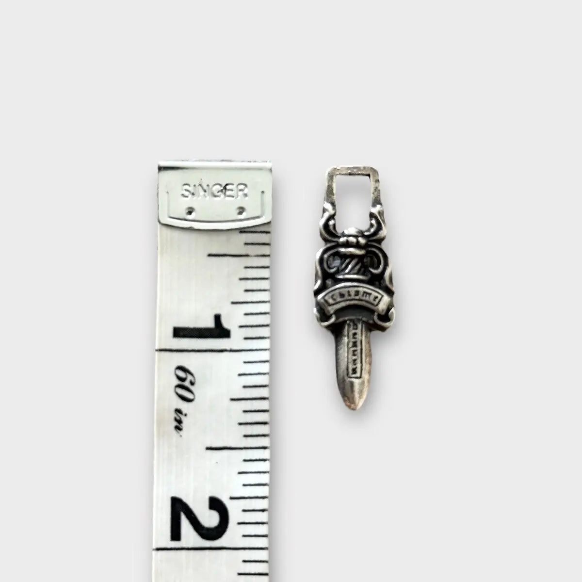 Chrome Hearts Dagger Zipper Pendant
