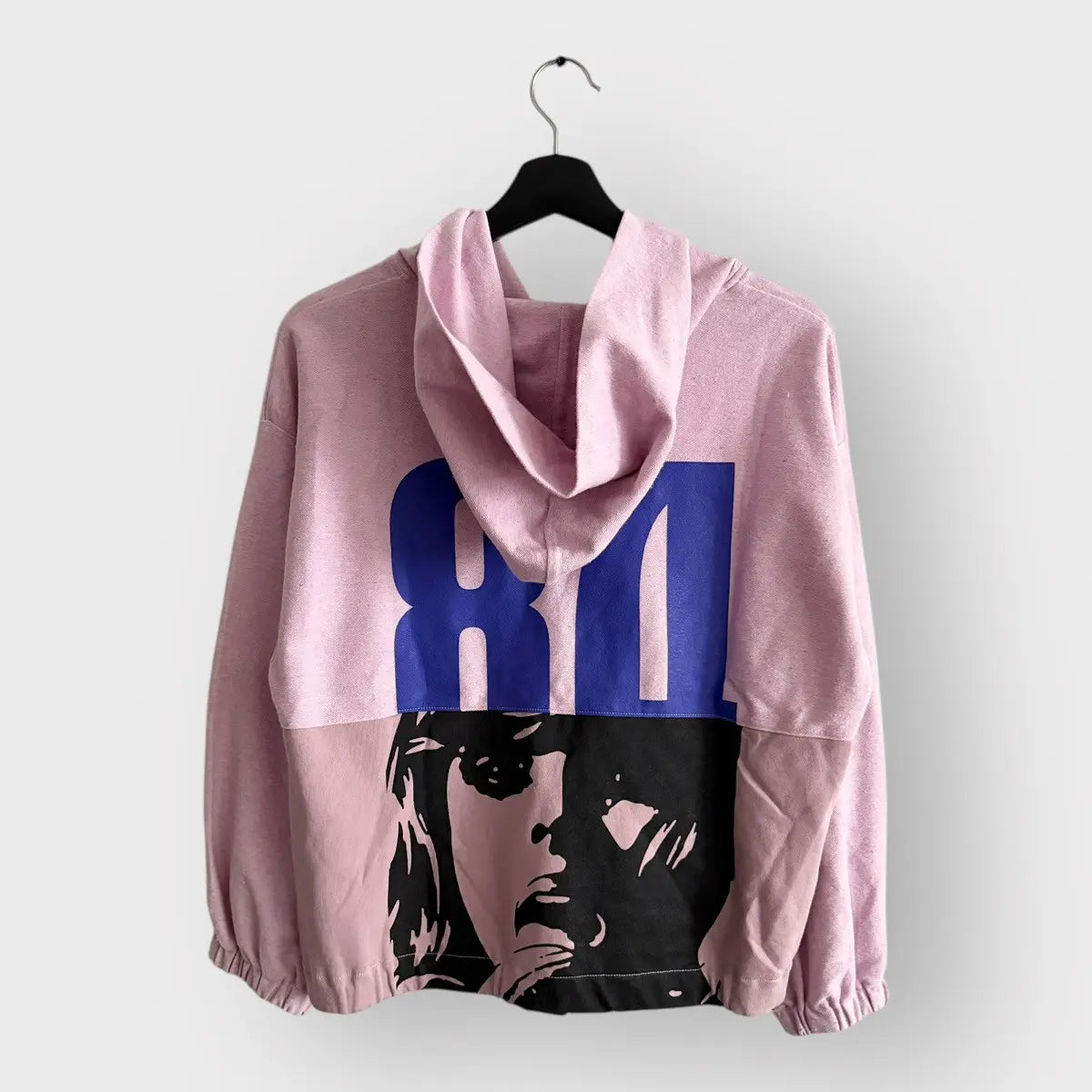 2000s Hysteric Glamour 80 Girl Pink Zip Hoodie