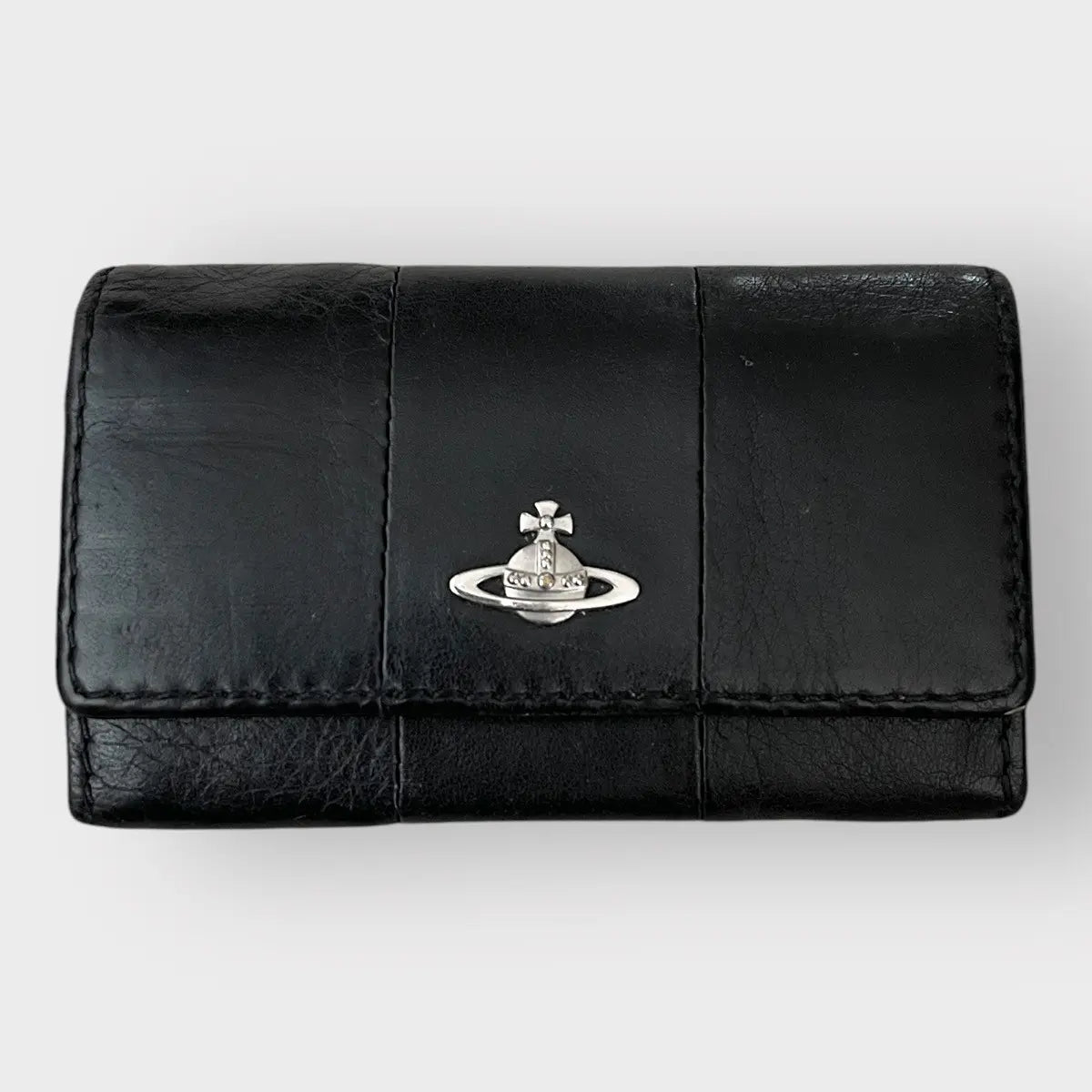 2010s Vivienne Westwood Orbit Leather Key Case