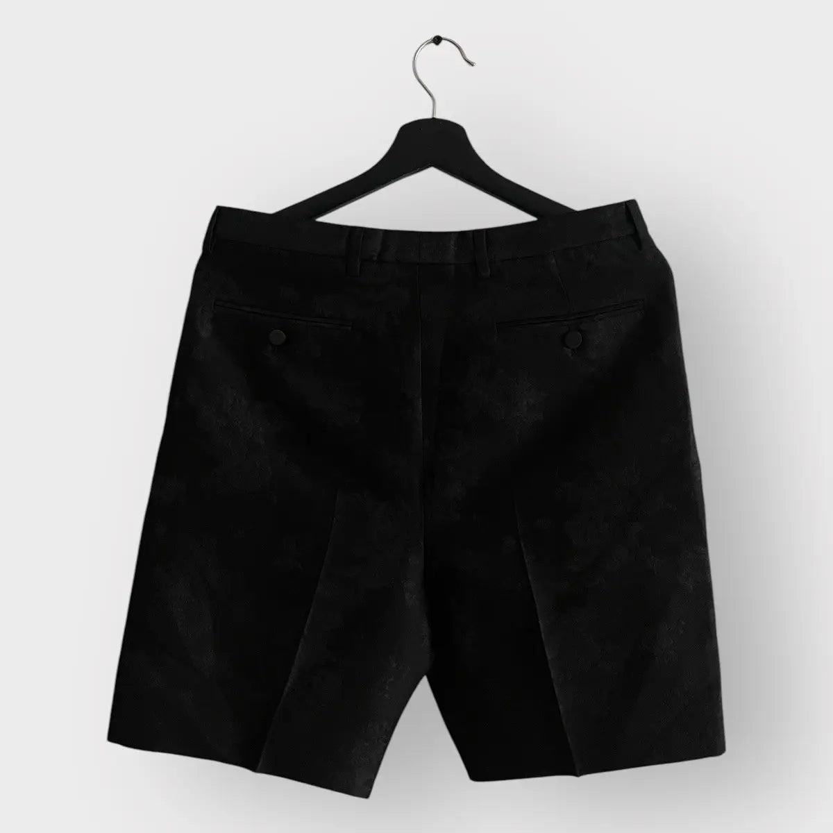 Saint Laurent Floral Jacquard High-Rise Shorts