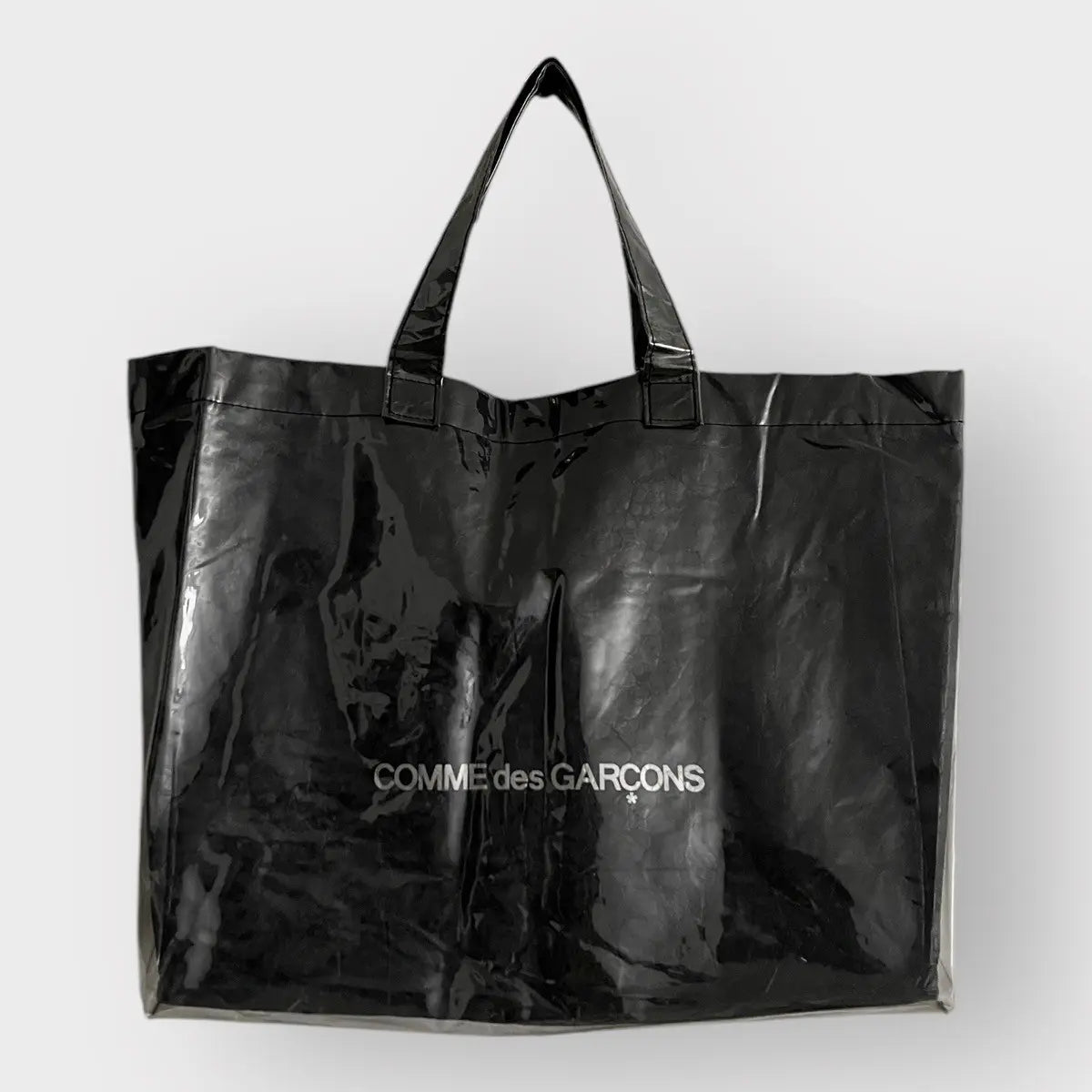 2010s Comme Des Garçons Black Clear Tote Bag