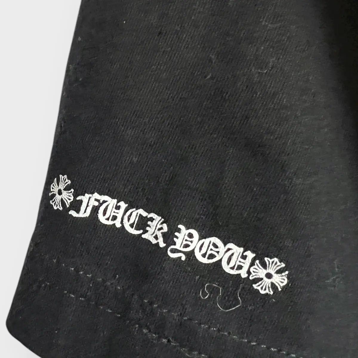 2010s Chrome Hearts USA Flag Scroll Logo Tee