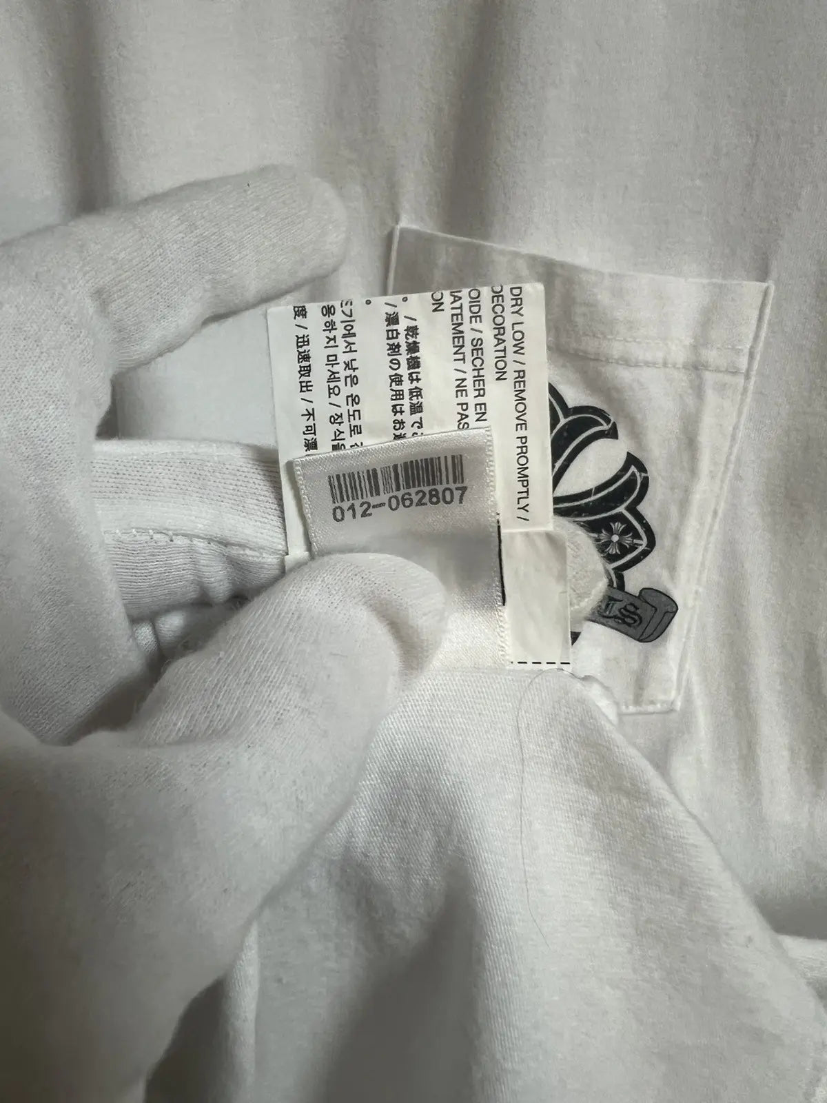 Chrome Hearts Jumbo Horseshoe Cross Pocket Tee