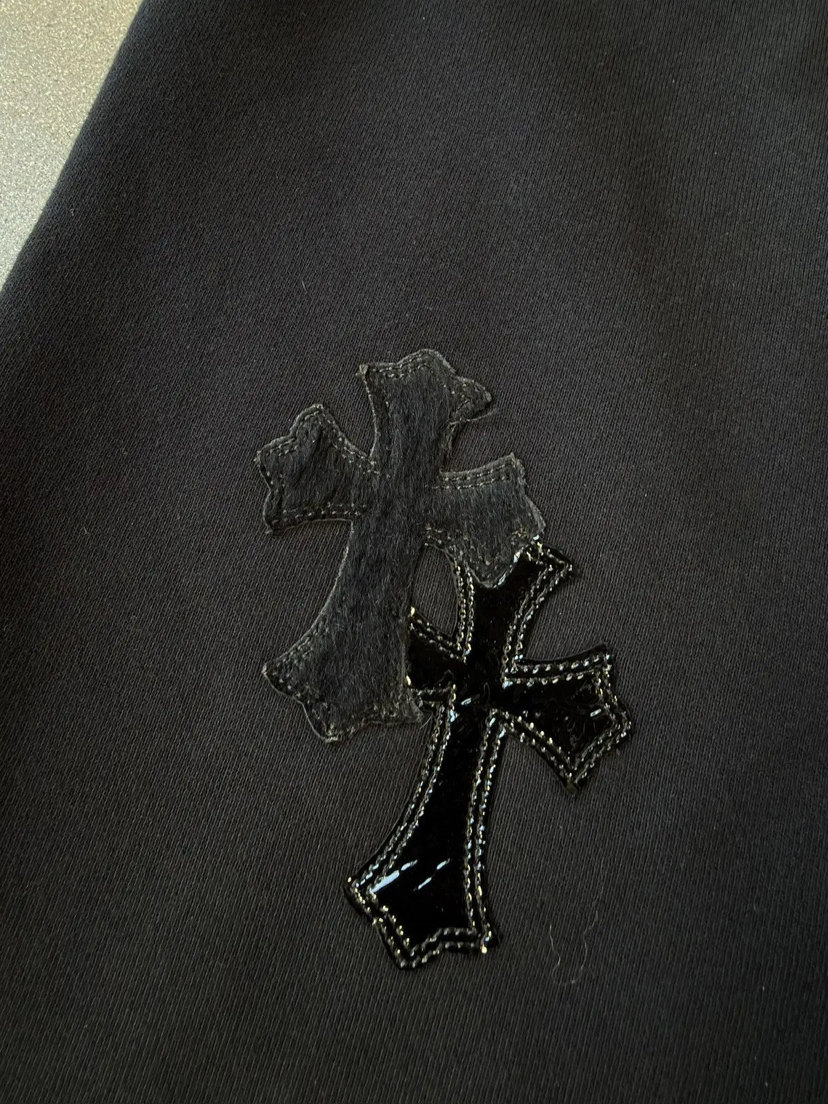 Chrome Hearts Flooded Cross Patch Sweatpants