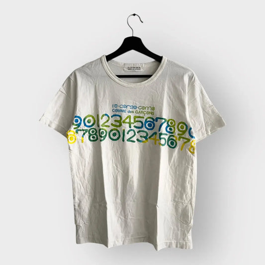 2010s Comme Des Garçons 10 Corso Como Numbers Tee