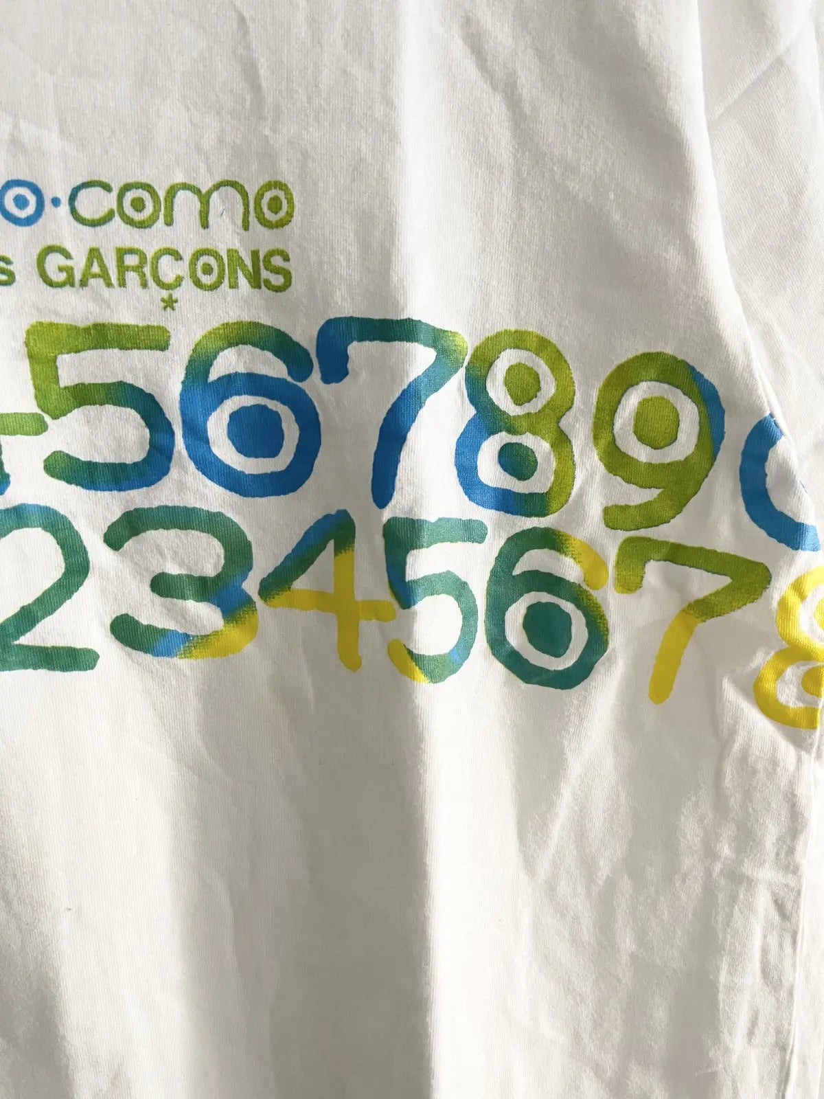 2010s Comme Des Garçons 10 Corso Como Numbers Tee