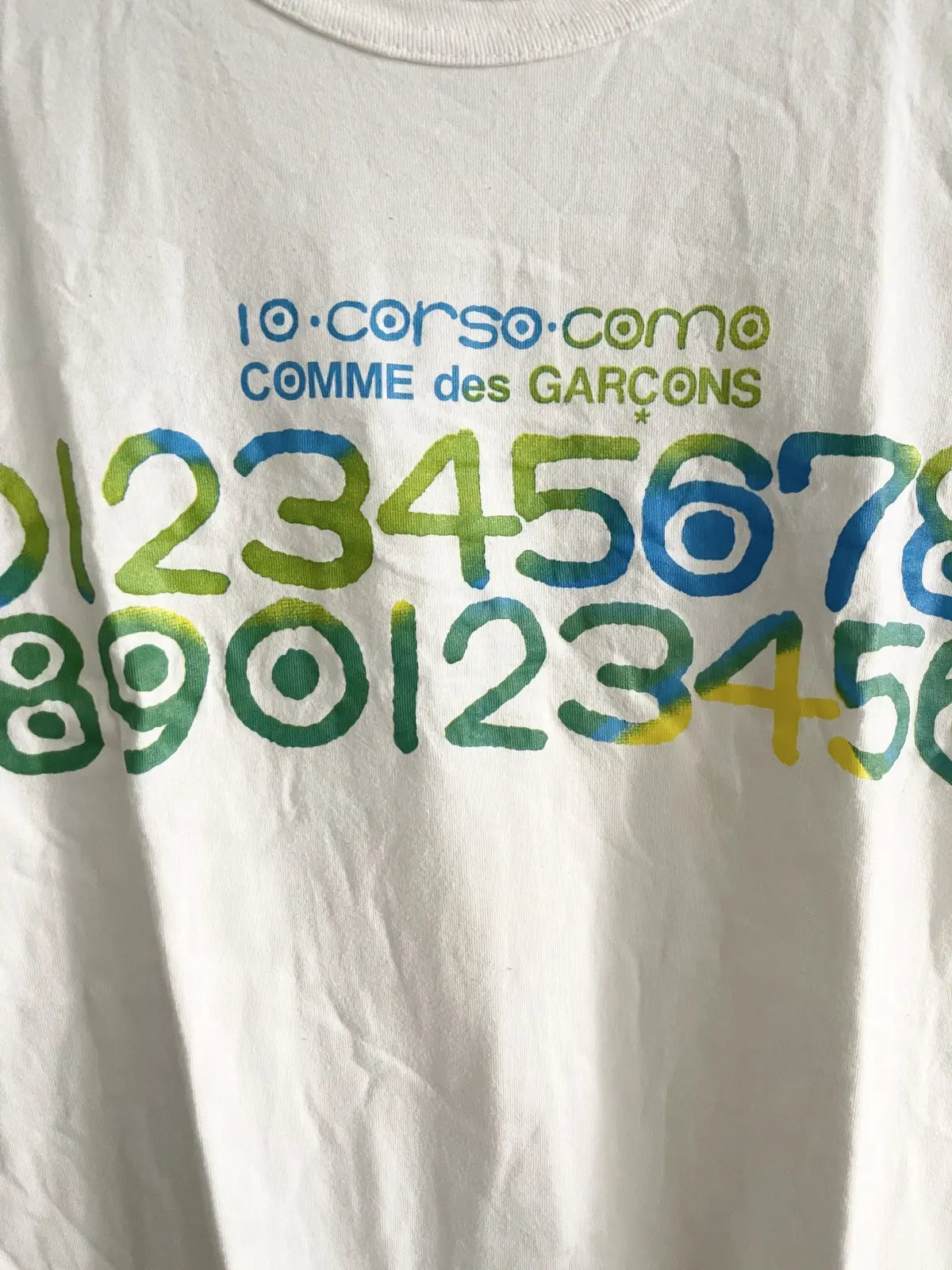 2010s Comme Des Garçons 10 Corso Como Numbers Tee