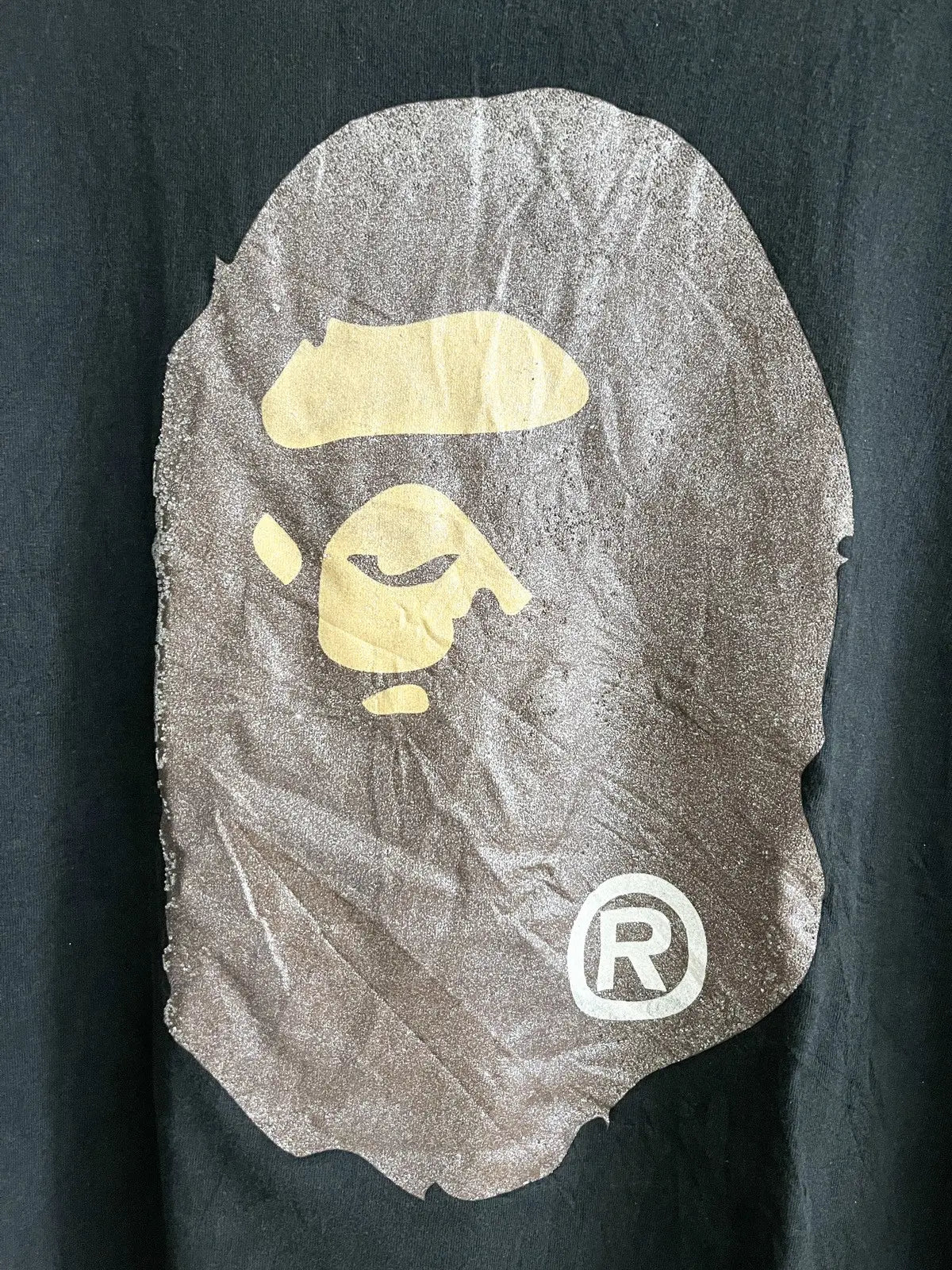 2010s Bape Jumbo Glass Beaded Ape Head Tee