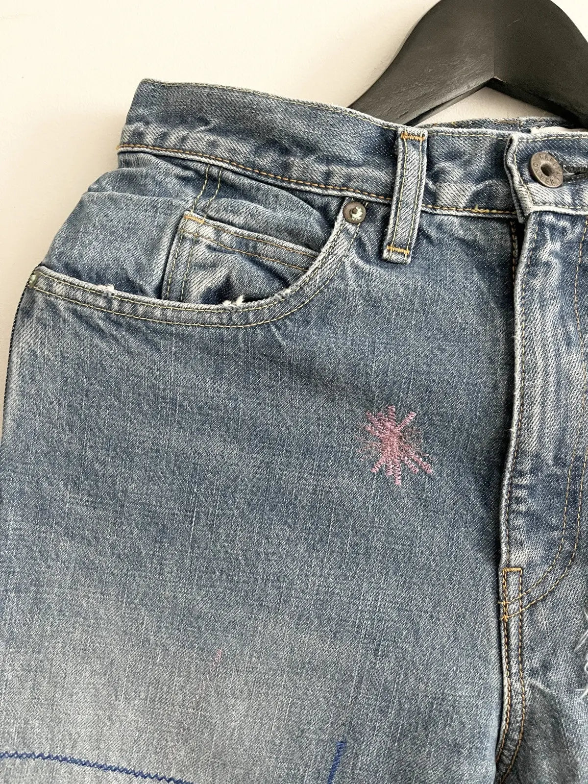 Kapital 5P Okabilly Coneybowy Gypsy Patchwork Denim Jeans