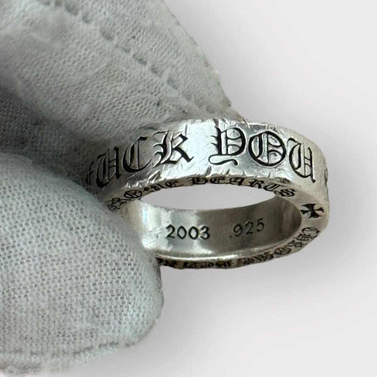 Chrome Hearts FUCK YOU Spacer Ring