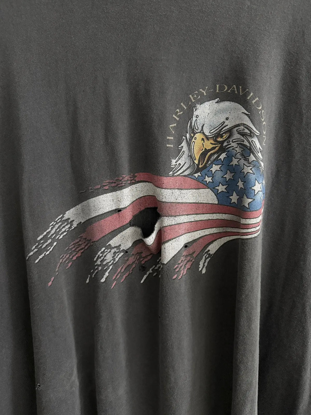 1990s Harley Davidson USA Eagle Distressed Tee