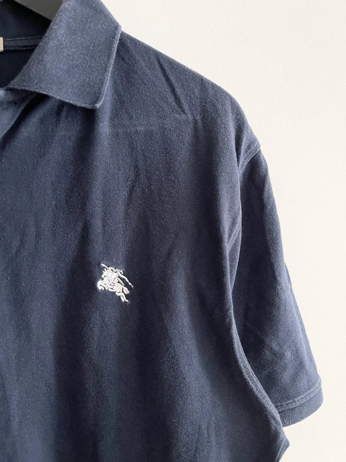 2010s Burberry brit White Logo Polo Shirt