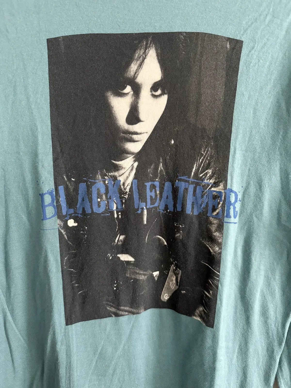 2000s Hysteric Glamour Joan Jett Black Leather LS Tee