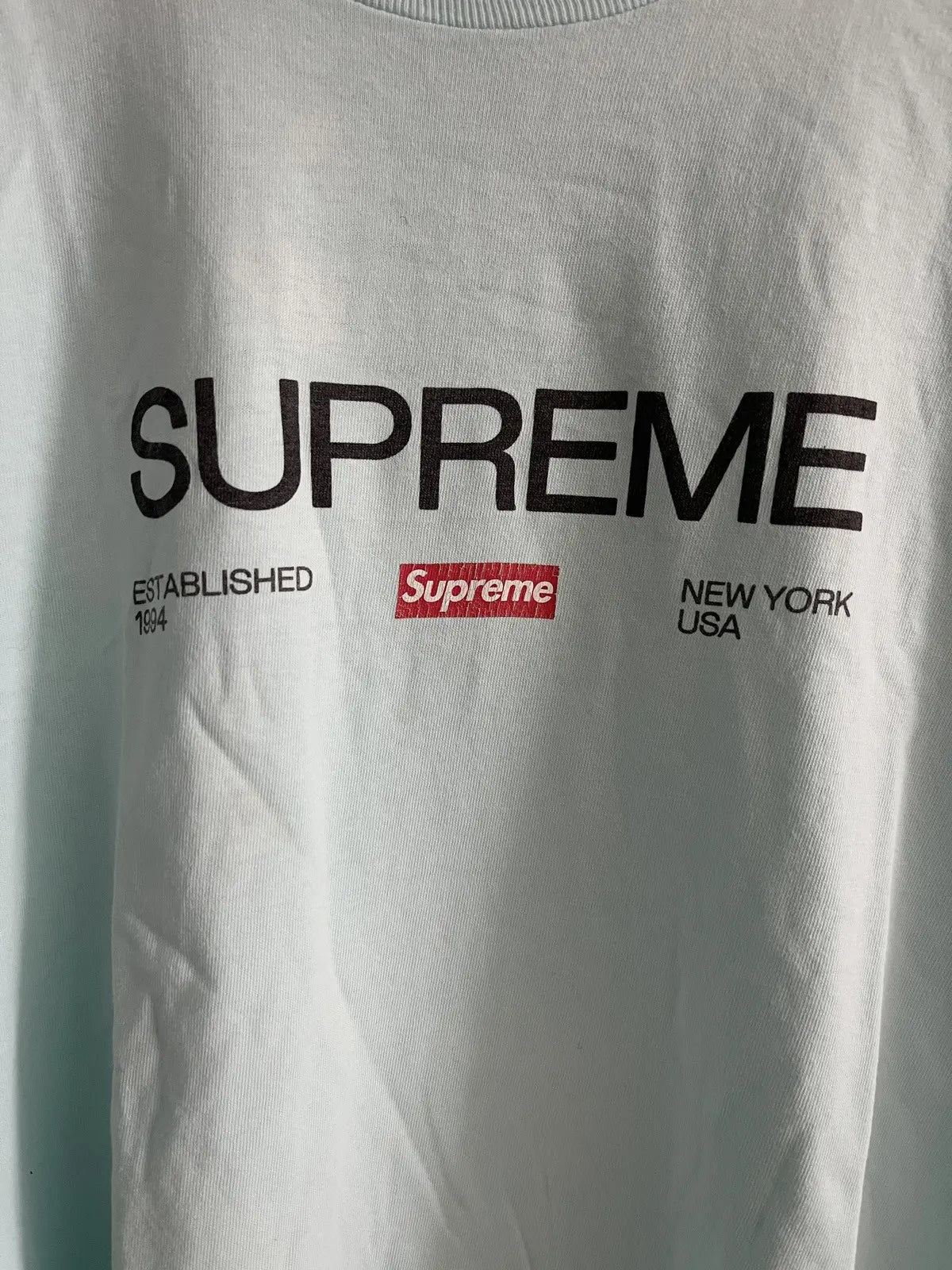 2021 Supreme Est. 1994 Tee 'Turquoise'