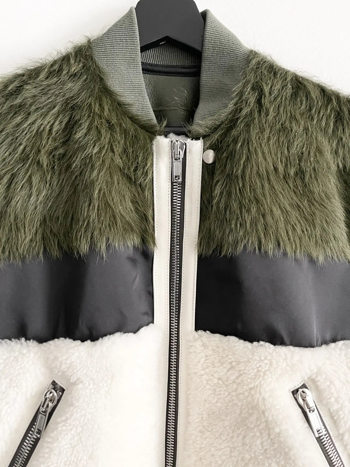 FW21 Rick Owens Gethsemane Fur Leather Jacket