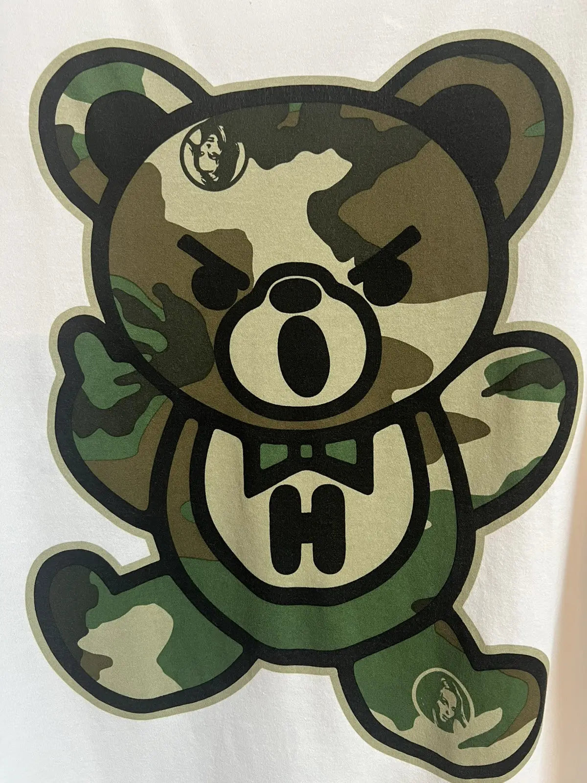 2010s Hysteric Glamour Camo Bear Tee
