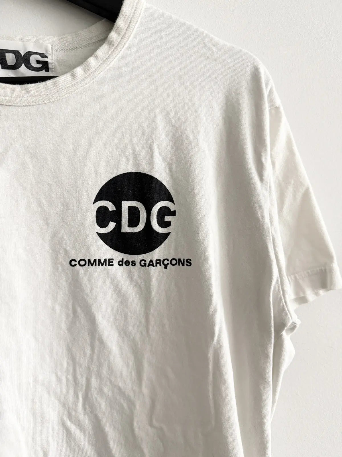 2010s Comme Des Garçons CDG Japanese Flag Logo Tee