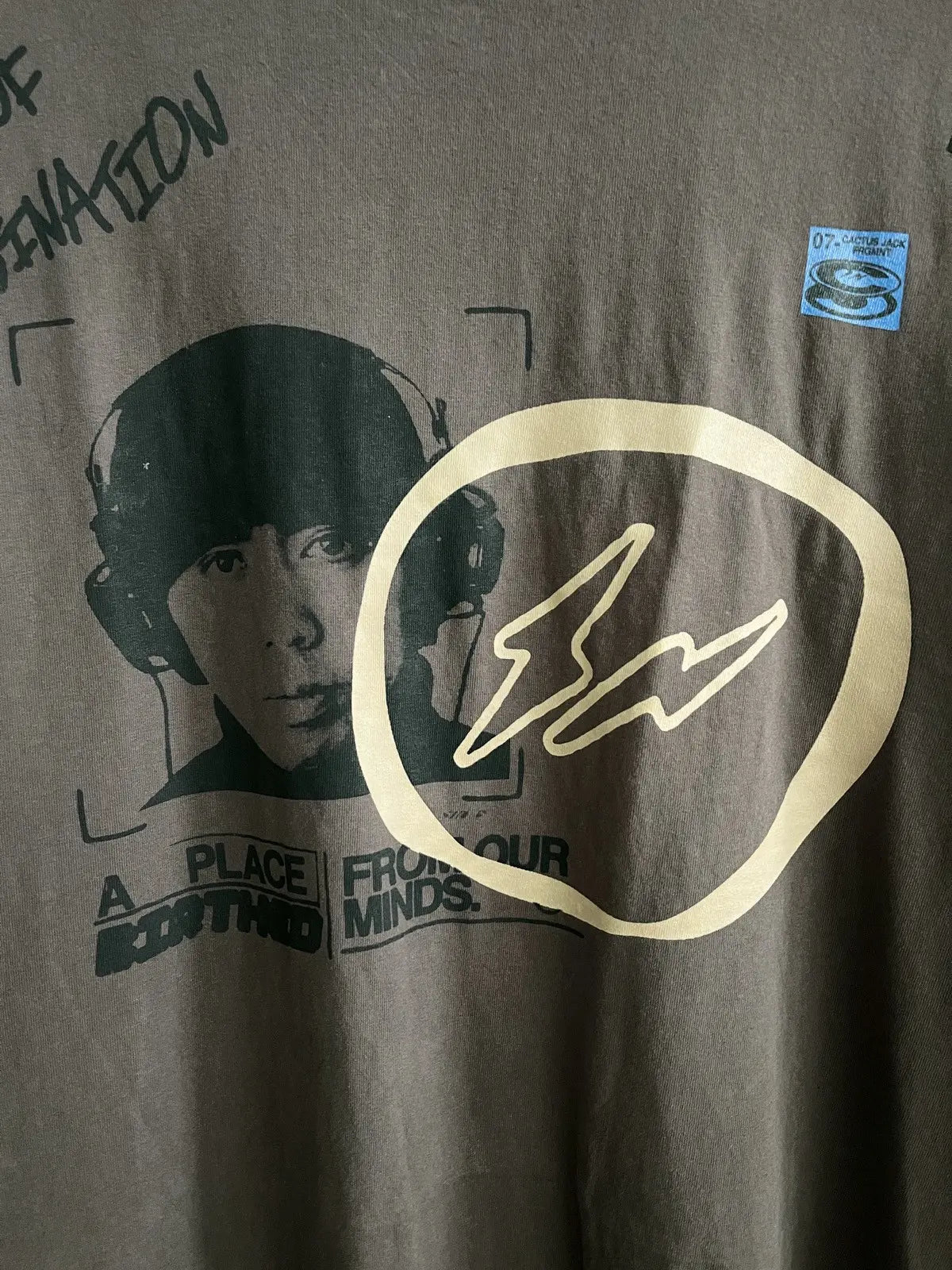 2021 Travis Scott Cactus Jack x Fragment Hiroshi Tee