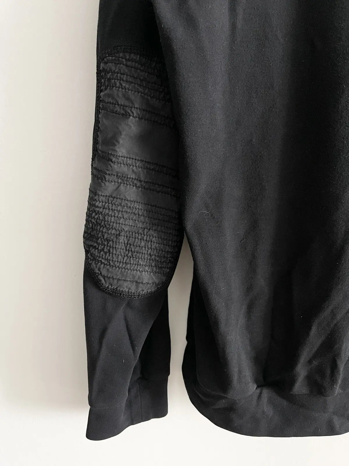 2010s 3.1 Phillip Lim Black Sleeve Patch Sweater