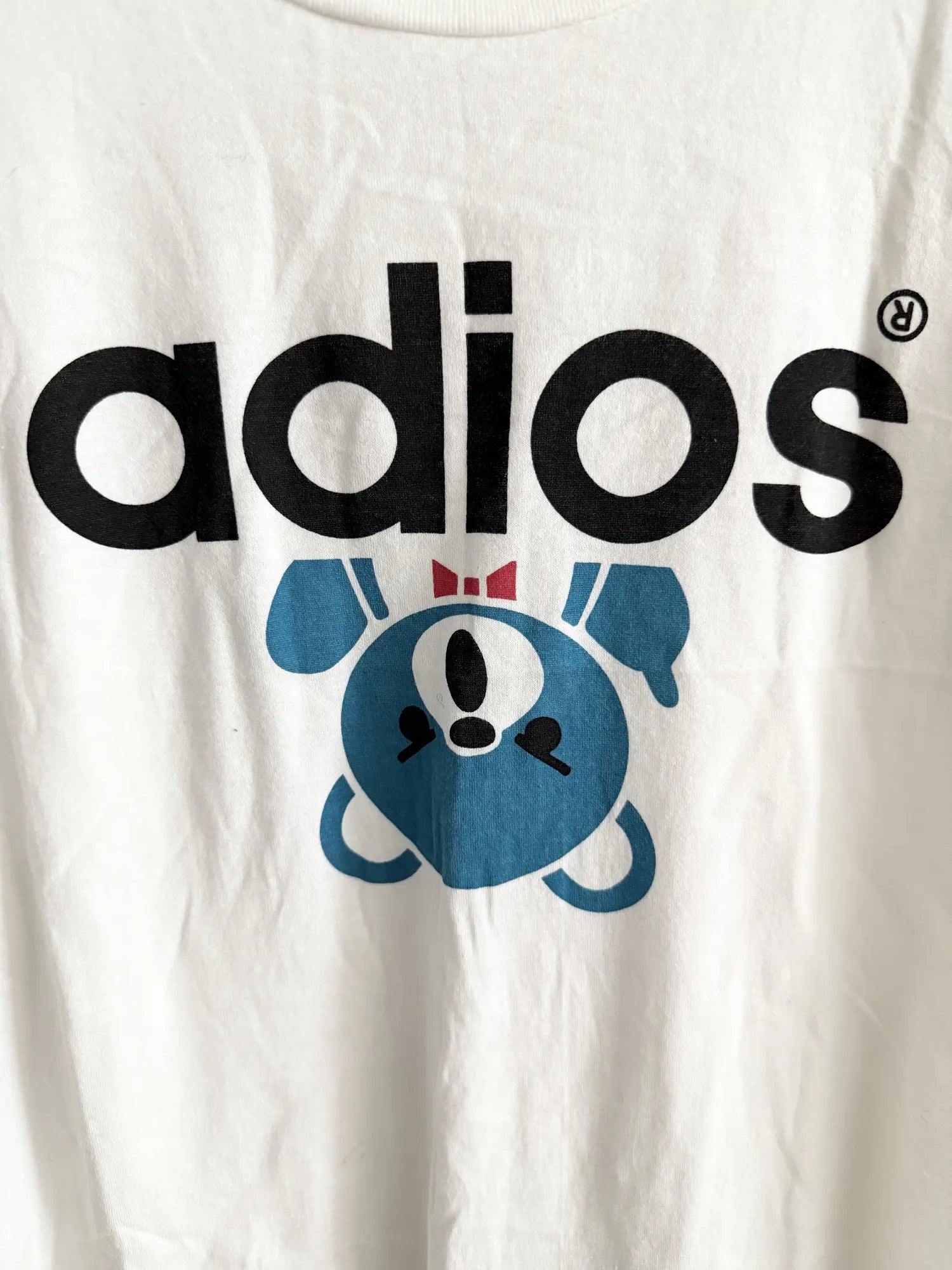 2000s Hysteric Glamour "Adidas" Adios Bear Tee
