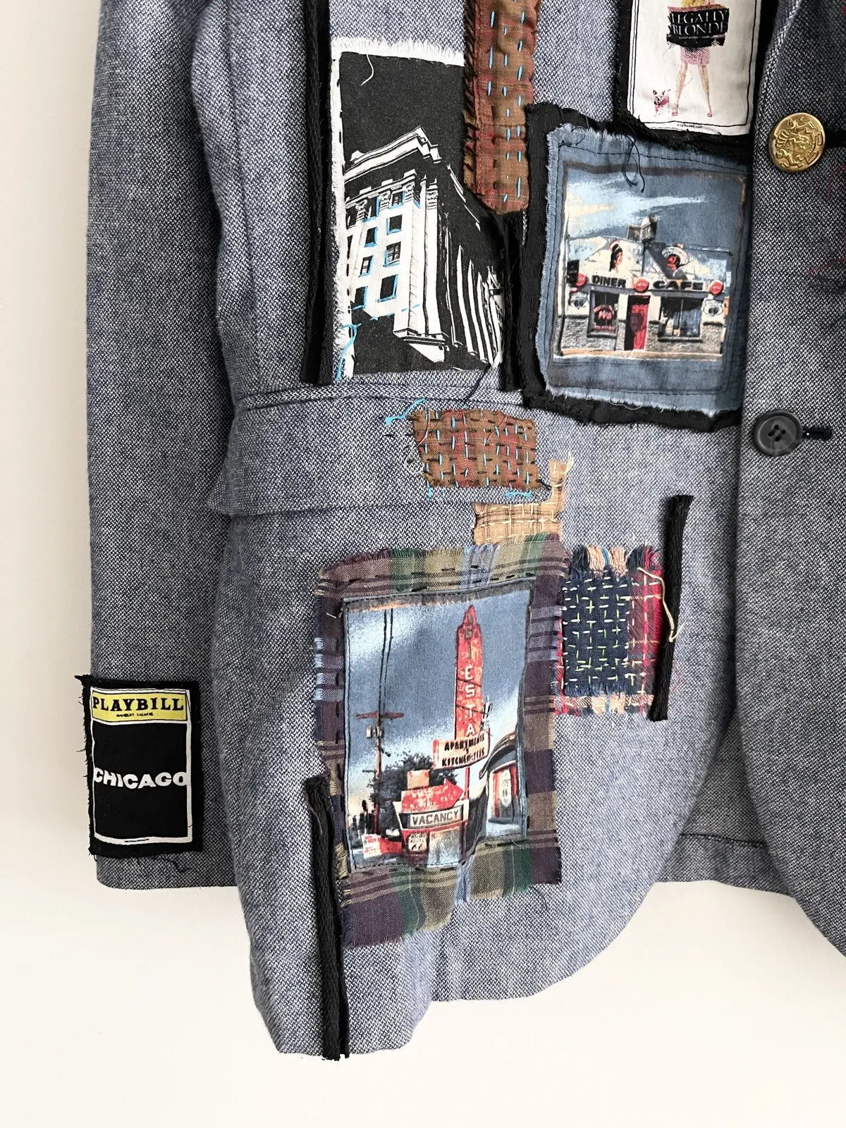 1 of 1 “80s MEMORY” Handmade Patches Blazers