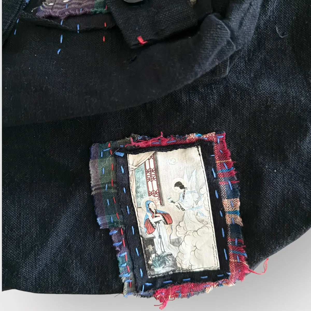 2000s Handmade Boro Chinese Christianity Backpack